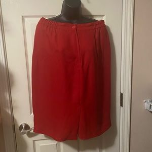 Size 16 red skirt